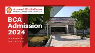BCA Admission 2024: Course, Fees, Career, Eligibility