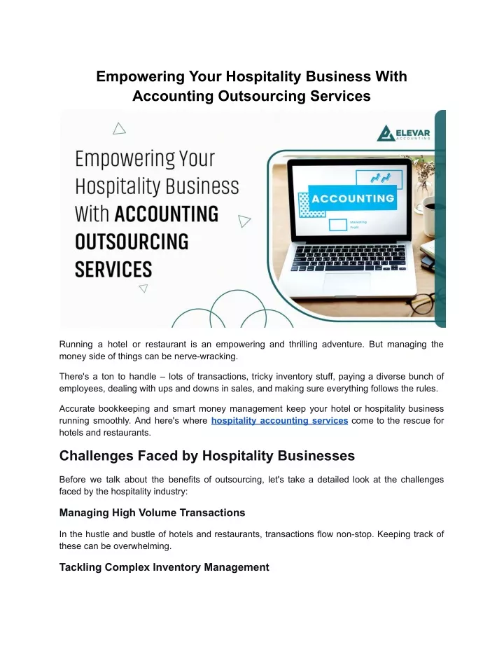 empowering your hospitality business with
