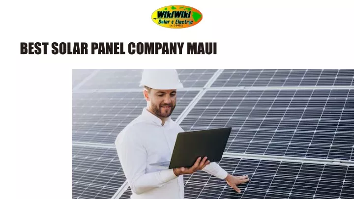 best solar panel company maui