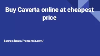 Buy Caverta online at cheapest price