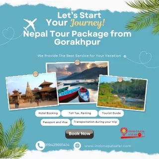 Nepal Tour Package from Gorakhpur