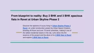 Urban Skyline Phase 2 Ravet_ Your Dream 2-6 BHK Home in Ravet!