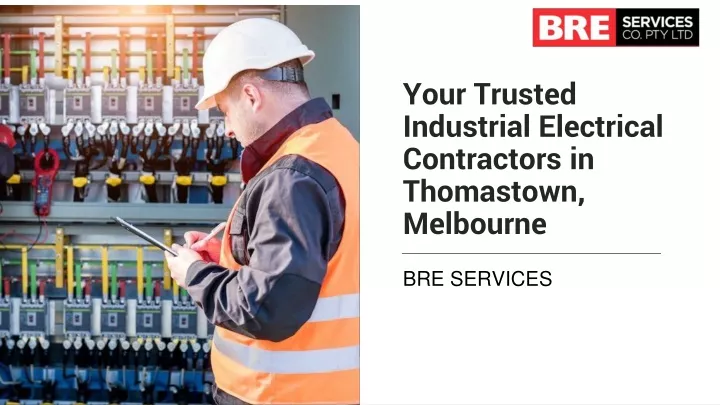 your trusted industrial electrical contractors in thomastown melbourne