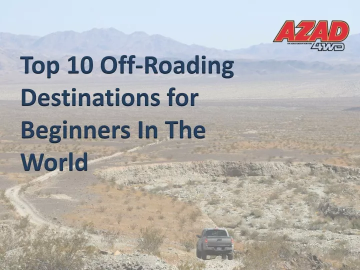 top 10 off roading destinations for beginners