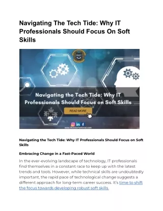 navigating the tech tide why it professionals