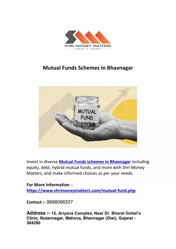mutual funds schemes in bhavnagar