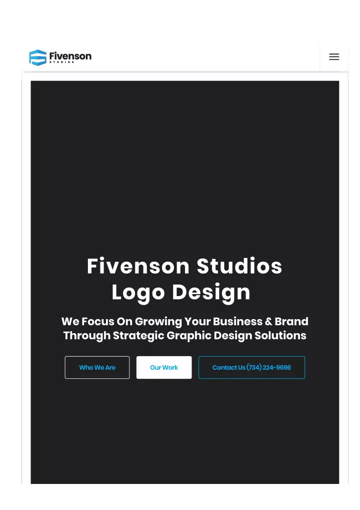 fivenson studios logo design