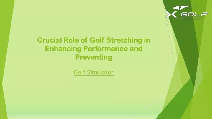 crucial role of golf stretching in enhancing performance and preventing