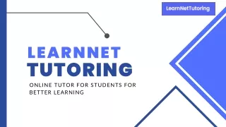 Learnnet Tutoring