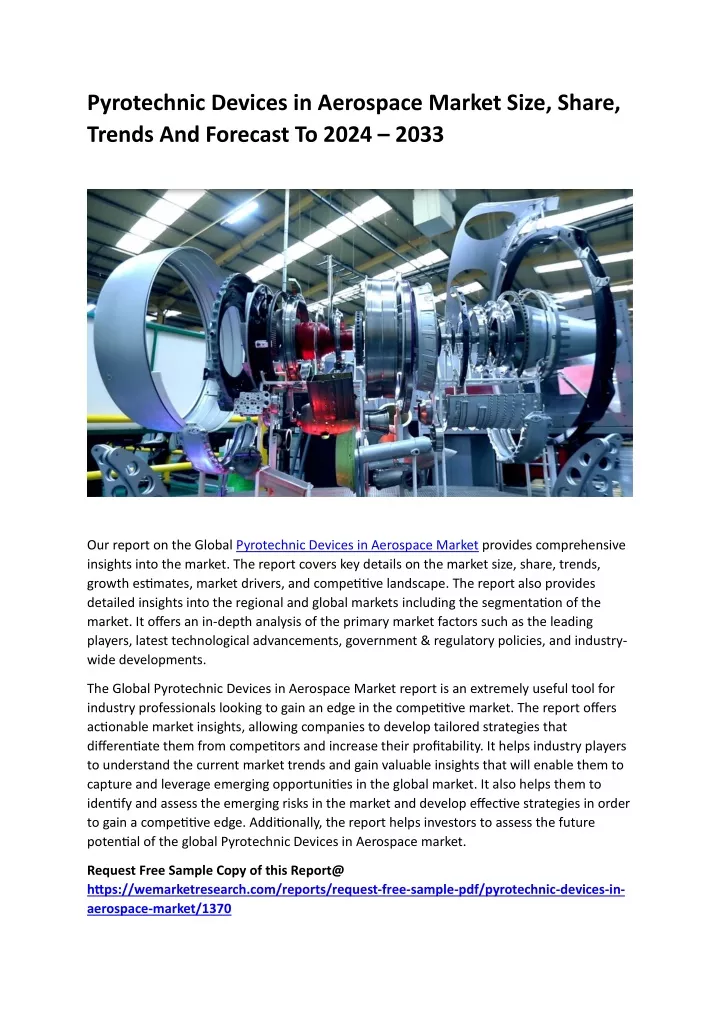 pyrotechnic devices in aerospace market size