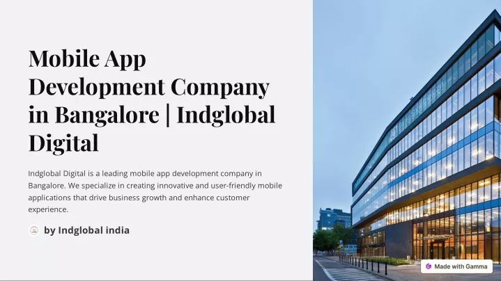 mobile app development company in bangalore