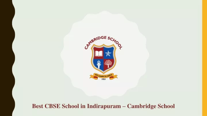 best cbse school in indirapuram cambridge school