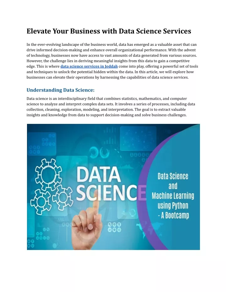 PPT - Elevate Your Business with Data Science Services PowerPoint ...