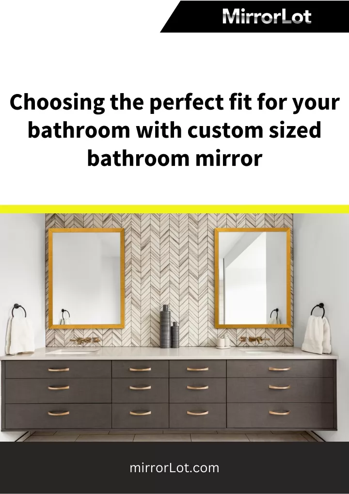 choosing the perfect fit for your bathroom with