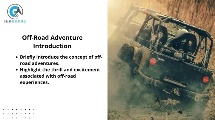 off road adventure introduction