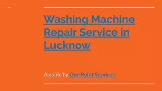 washing machine repair service in lucknow