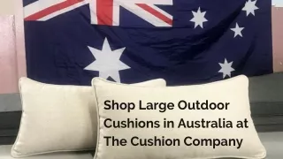 Shop Large Outdoor Cushions in Australia at The Cushion Company