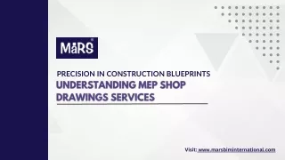 Understanding MEP Shop Drawings Services