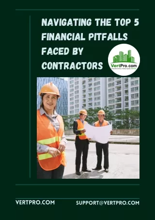 Navigating the Top 5 Financial Pitfalls Faced by Contractors