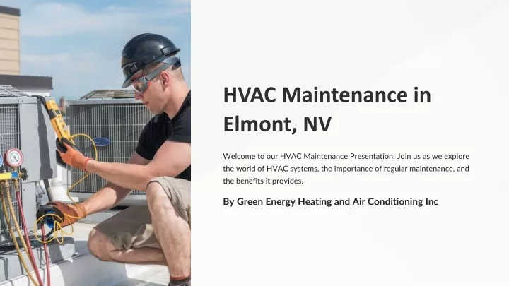 hvac maintenance in elmont nv