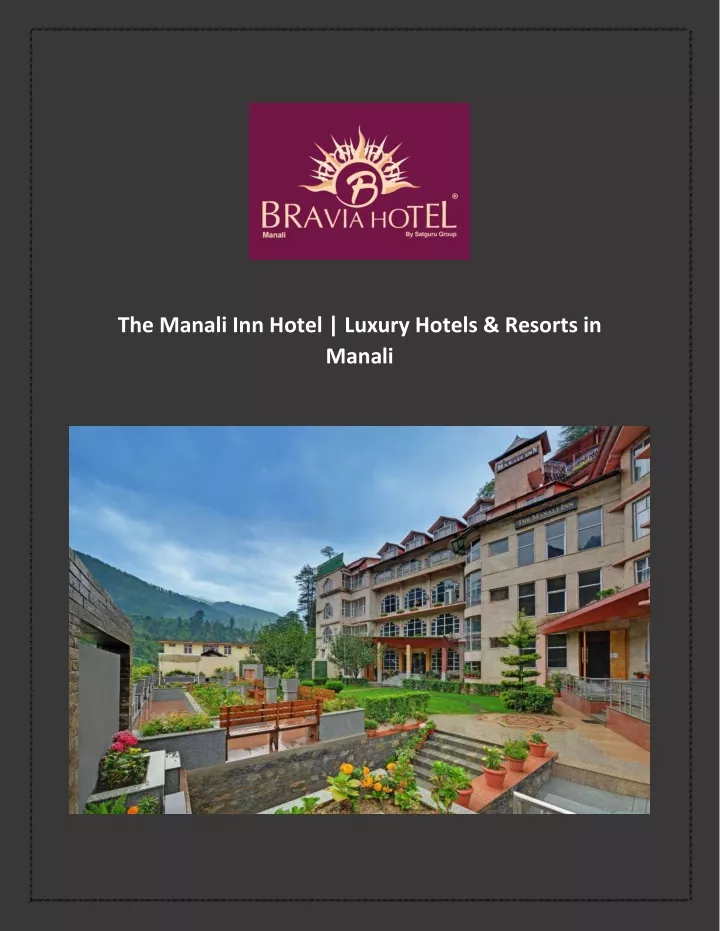 the manali inn hotel luxury hotels resorts