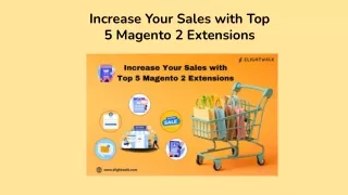 increase your sales with top 5 magento