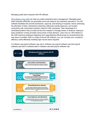 managing peak leave requests with hr software
