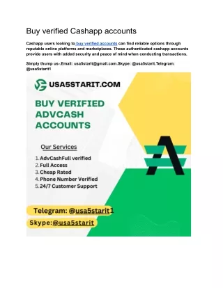 Buy verified Cashapp accounts