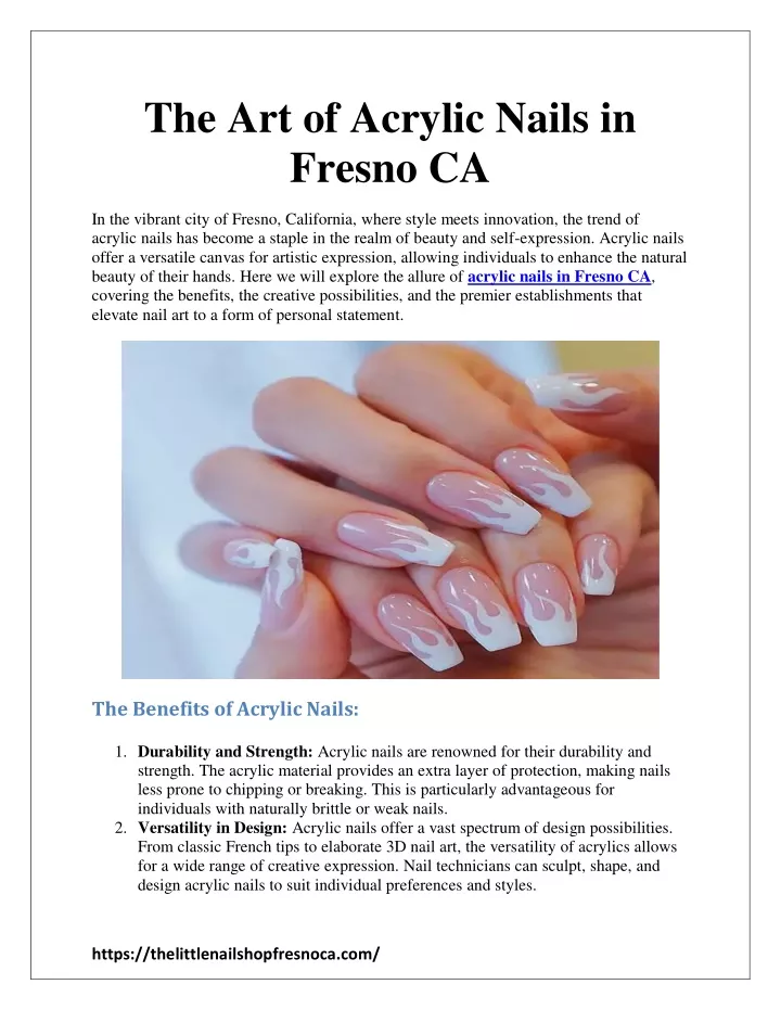 the art of acrylic nails in fresno ca