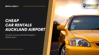 Smooth Journey with the Greatest Rental Cars