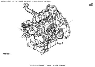 John Deere B554 Tractor Parts Catalogue Manual (PC4653)