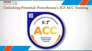 ICF Associate Certified Coach (ACC) Training