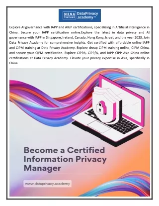 explore ai governance with iapp and aigp