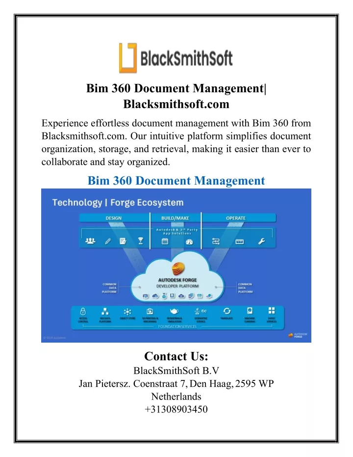 bim 360 document management blacksmithsoft com