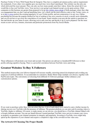 purchase twitter x views with paypal real