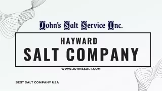 "Trusted Supplier: John's Salt Services and Its Commitment to Purity and Quality