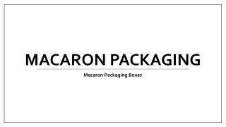 macaron packaging