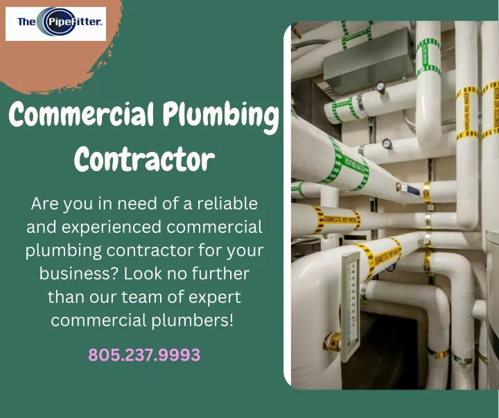 commercial plumbing contractor