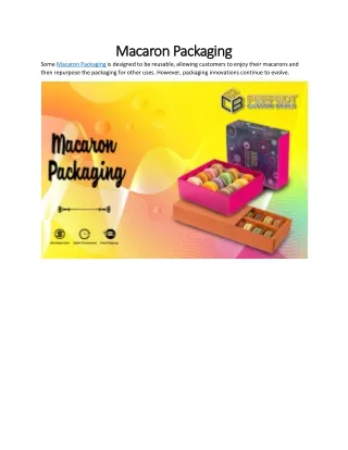 macaron packaging macaron packaging