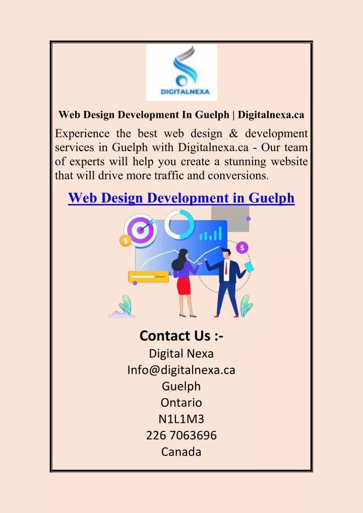 web design development in guelph digitalnexa