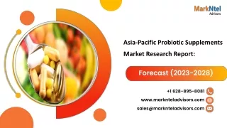 asia pacific probiotic supplements