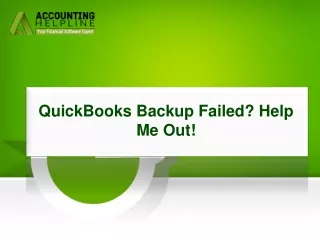 quickbooks backup failed help me out