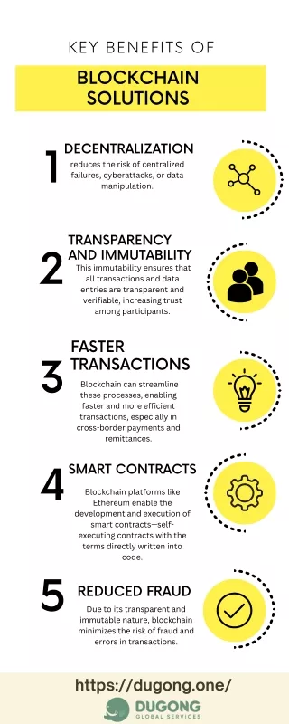 Key Benefits of Blockchain Solutions