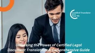 Unlocking the Power of Certified Legal Document Translation: A Comprehensive Gui