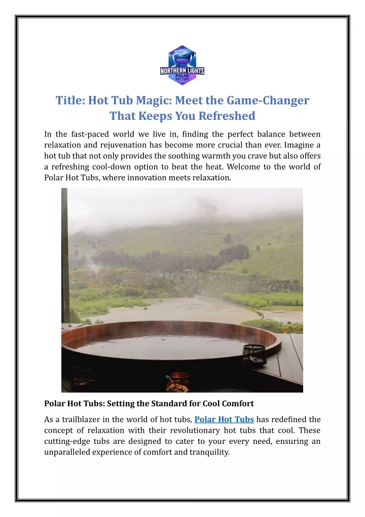 title hot tub magic meet the game changer that