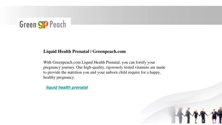 liquid health prenatal greenpeach com with