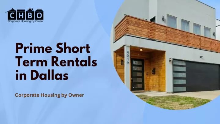 prime short term rentals in dallas