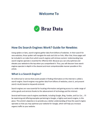 How Do Search Engines Work Guide for Newbies (1)