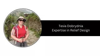 Tesia Dobrydnia - Expertise in Relief Design