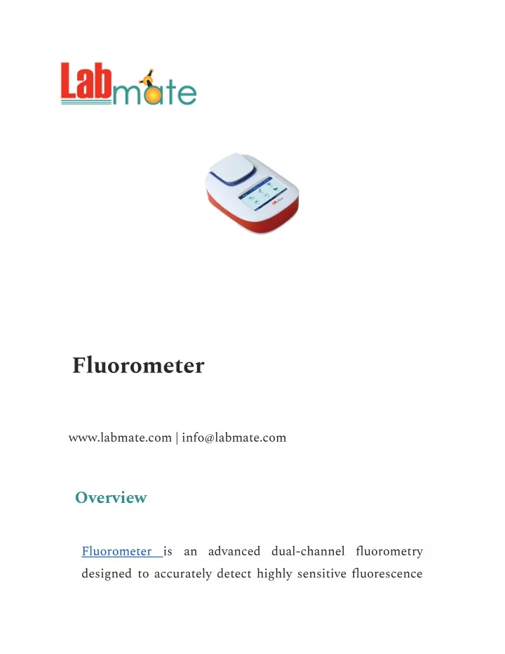 fluorometer